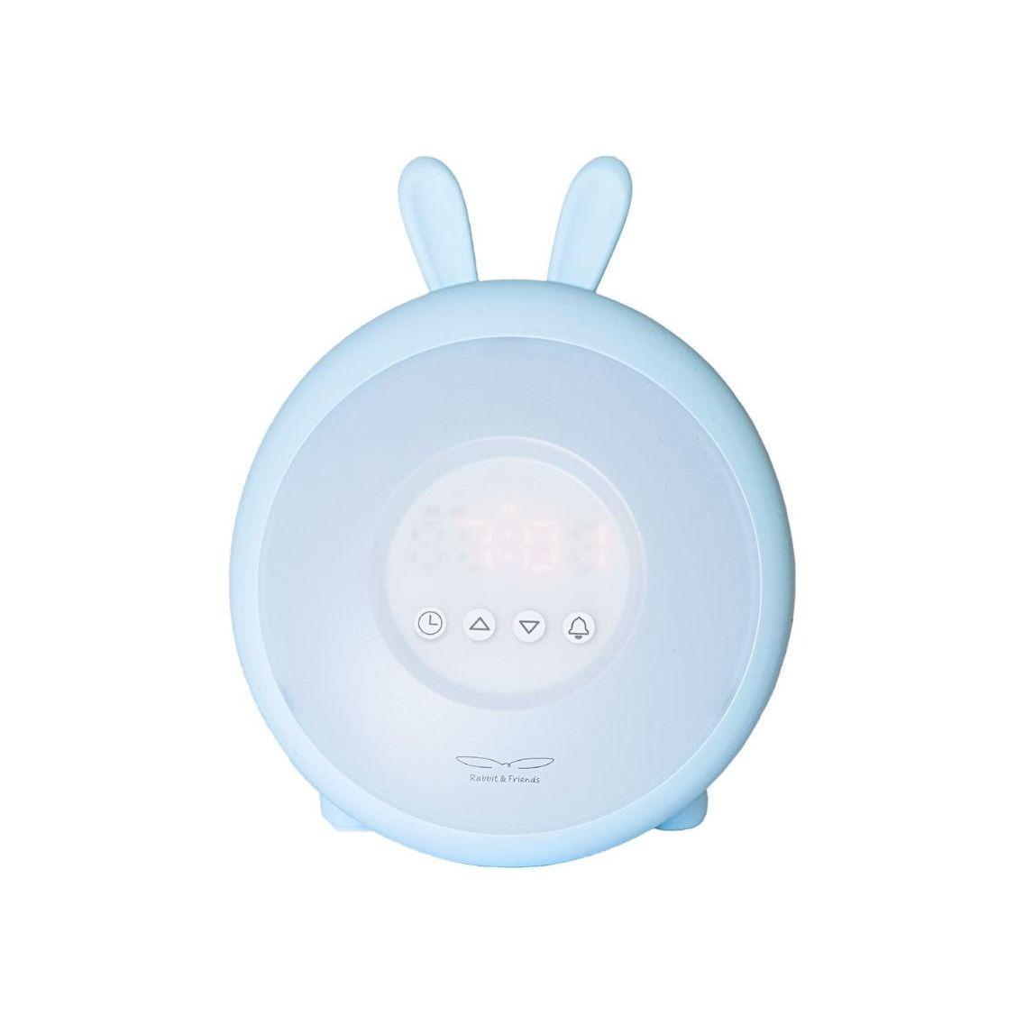 Rabbit Lamp with Alarm Clock – Blue - Kotikauppa