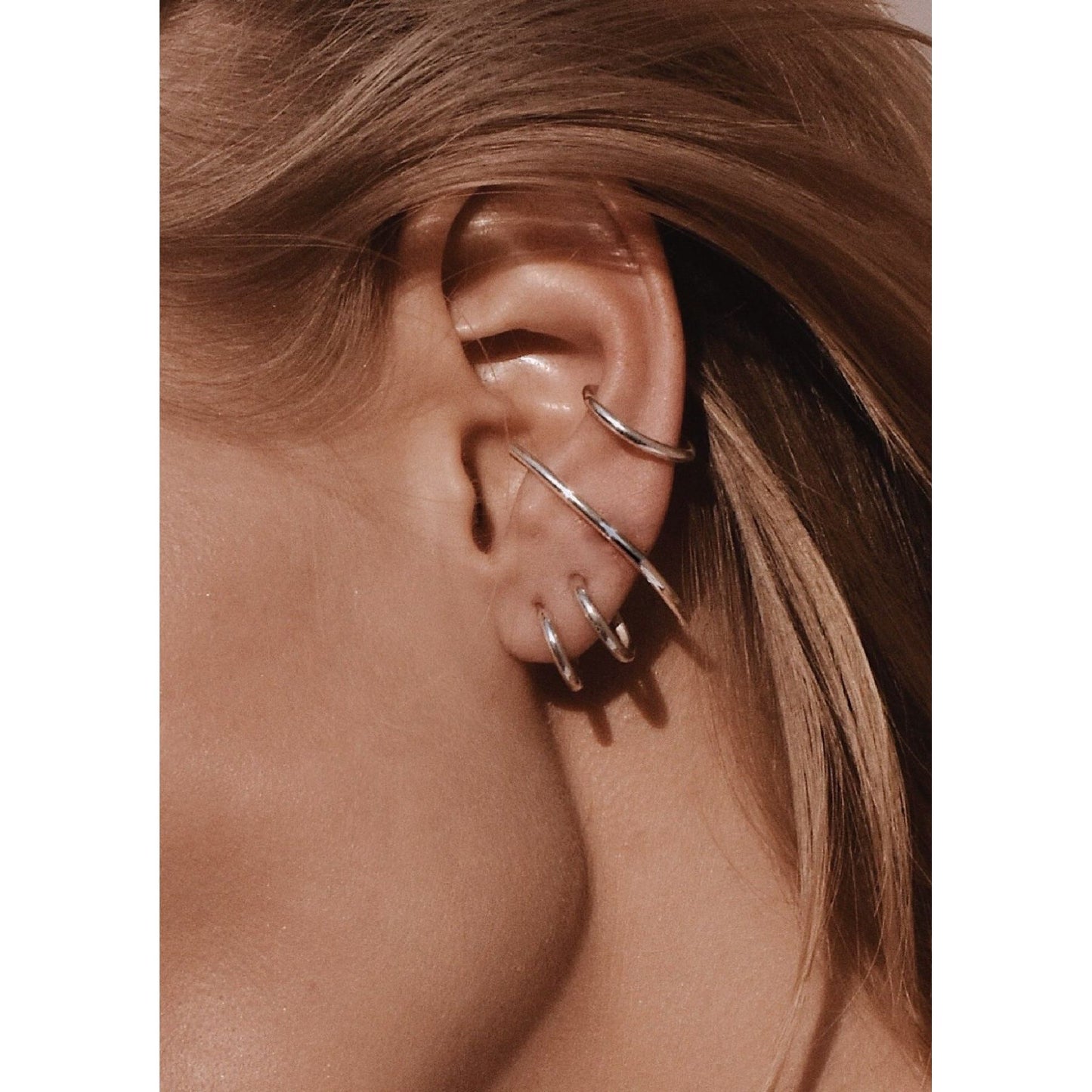Radius Earrings - Silver