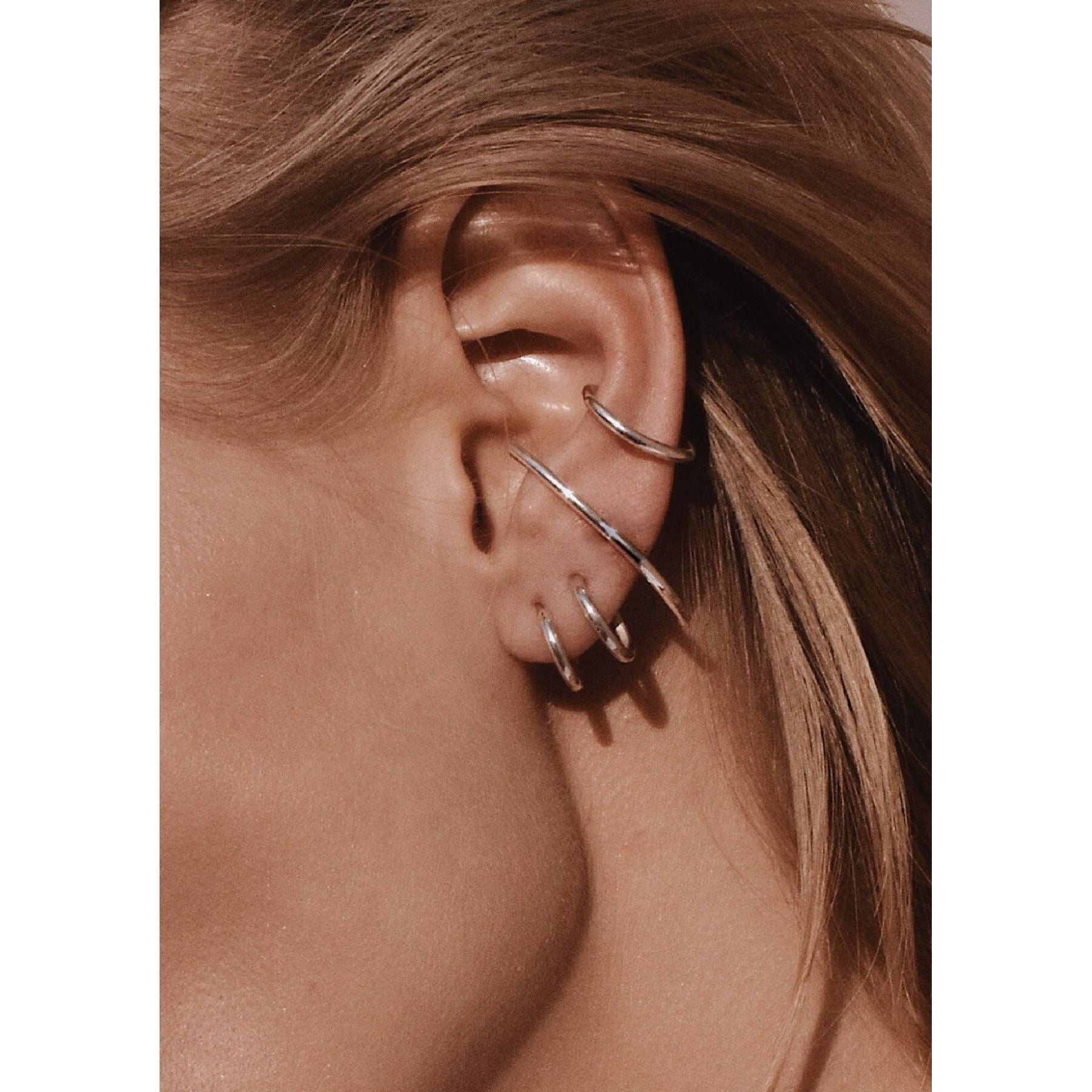 Radius Earrings - Silver