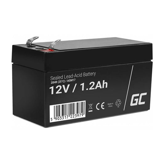 Rechargeable battery AGM 12V 1.2Ah Maintenancefree for UPS ALARM - Kotikauppa