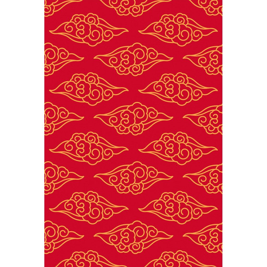 Red china pattern (itseliimautuva) - Kotikauppa