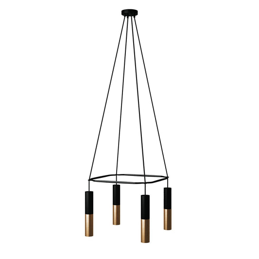 Riippuvalaisin putoava häkki 4:llä lampulla E14 Cage Lamp - Kotikauppa