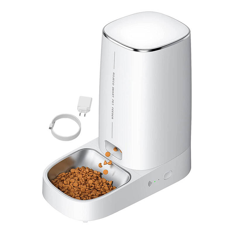 Rojeco 4L Automatic Pet Feeder WiFi Version with Single Bowl - Kotikauppa