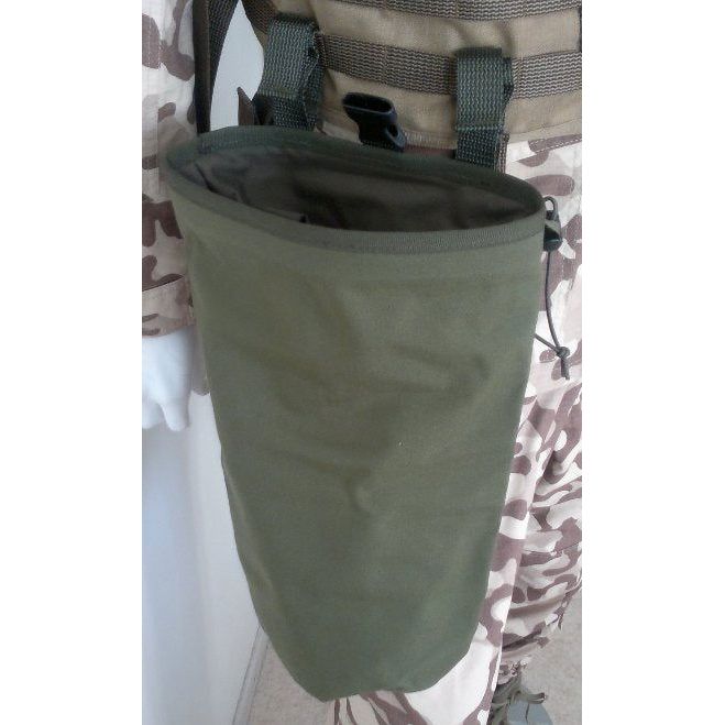 Roll-up equipment pouch, 37 cm – military green - Kotikauppa