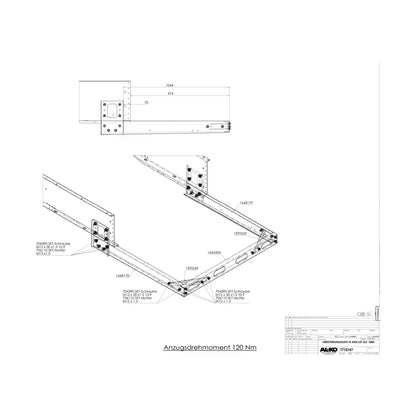 Runkopidennys Hymer MB SLC 580-600  AMC AL-KO 580-600 +sivutuet