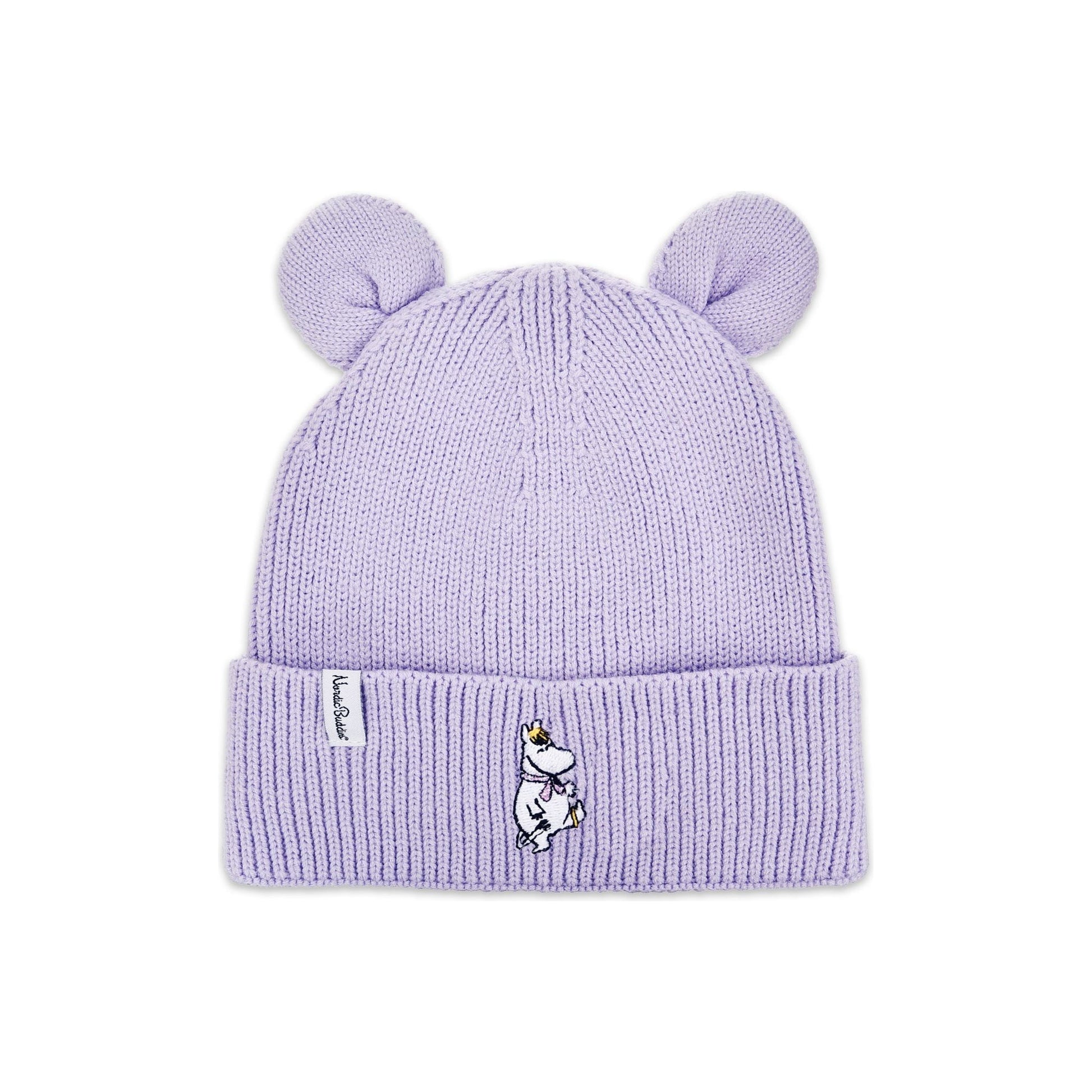 Snorkmaiden Winter Hat With Ears Kids - Purple