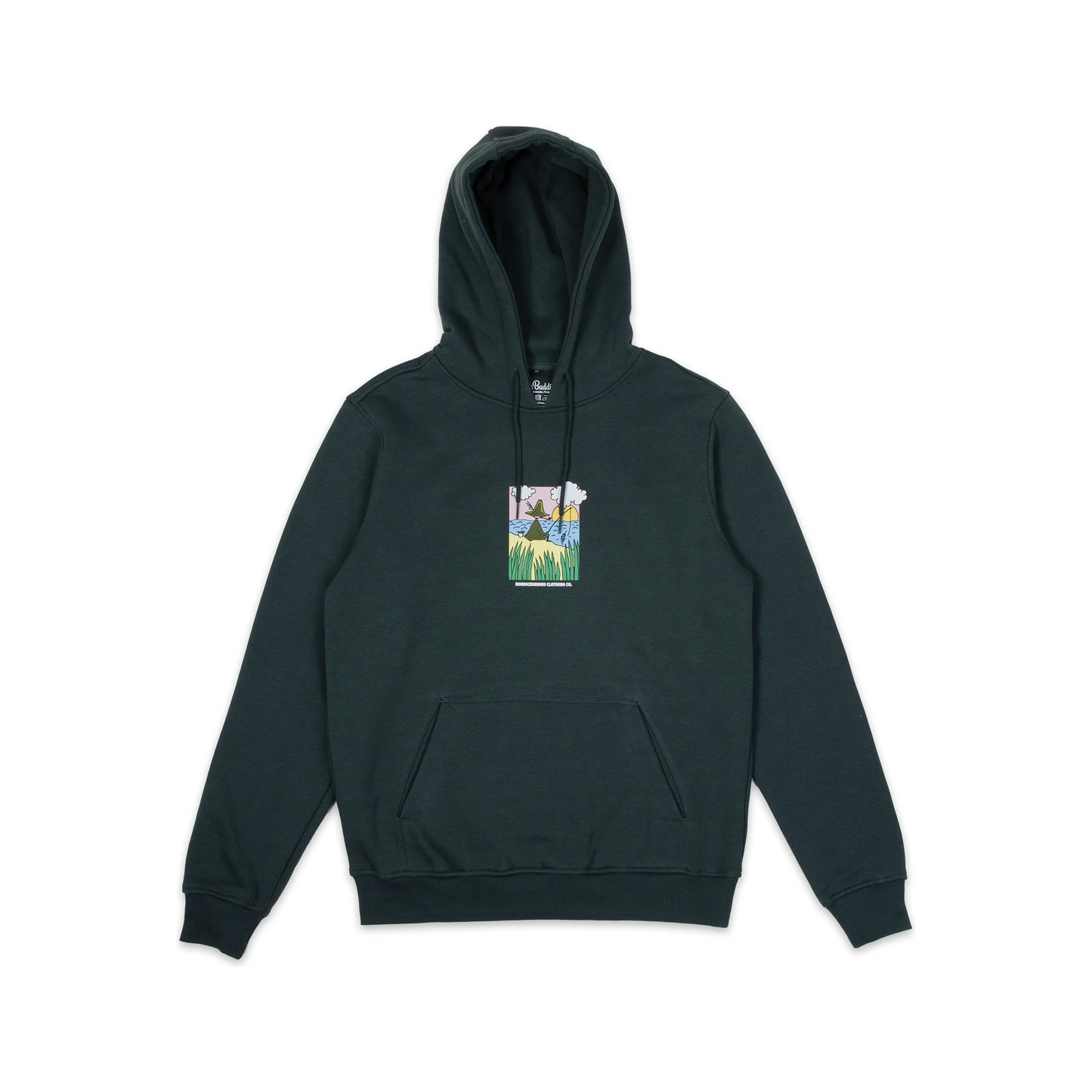 Snufkin Fishing Hoodie Unisex - Dark Green