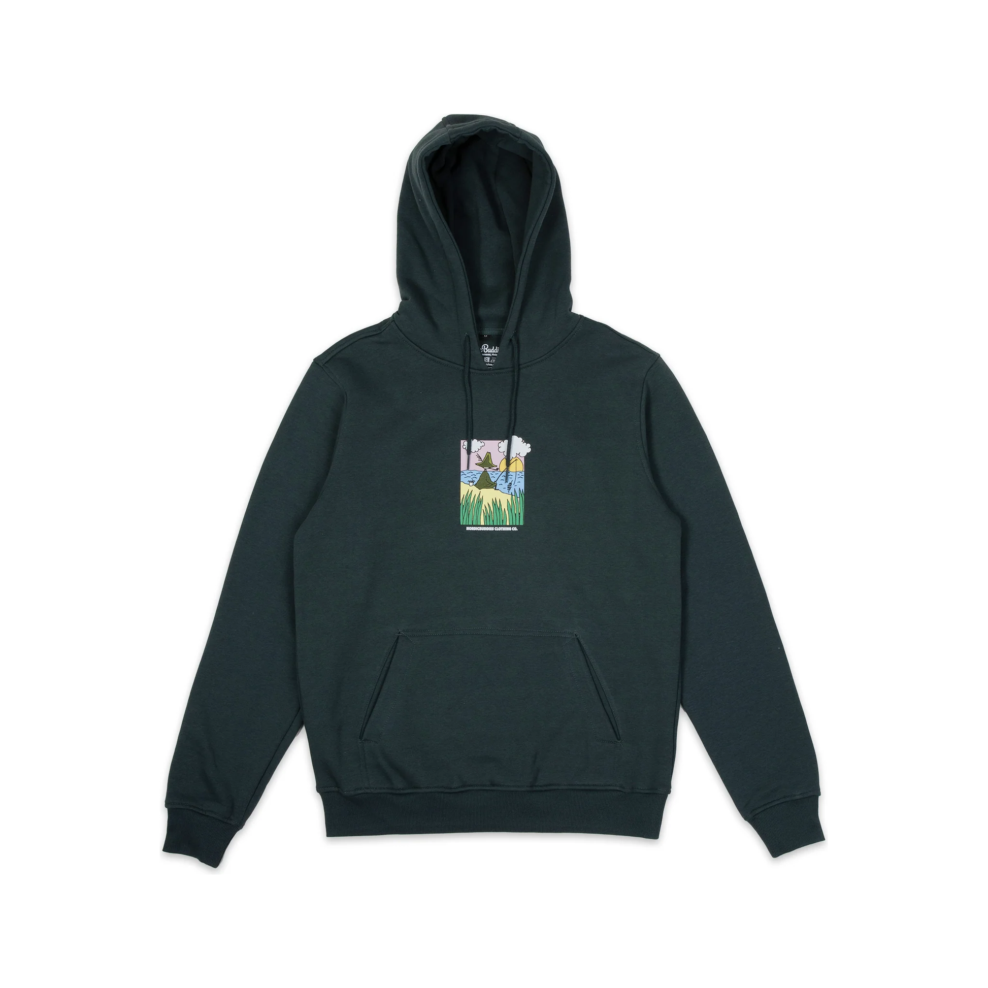Snufkin Fishing Hoodie Unisex - Dark Green