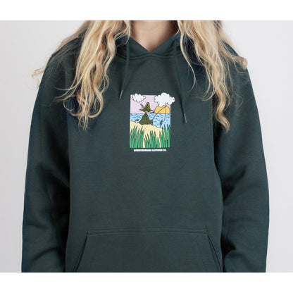 Snufkin Fishing Hoodie Unisex - Dark Green