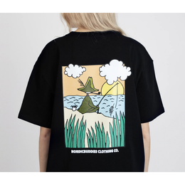 Snufkin Fishing T-Shirt Unisex - Black