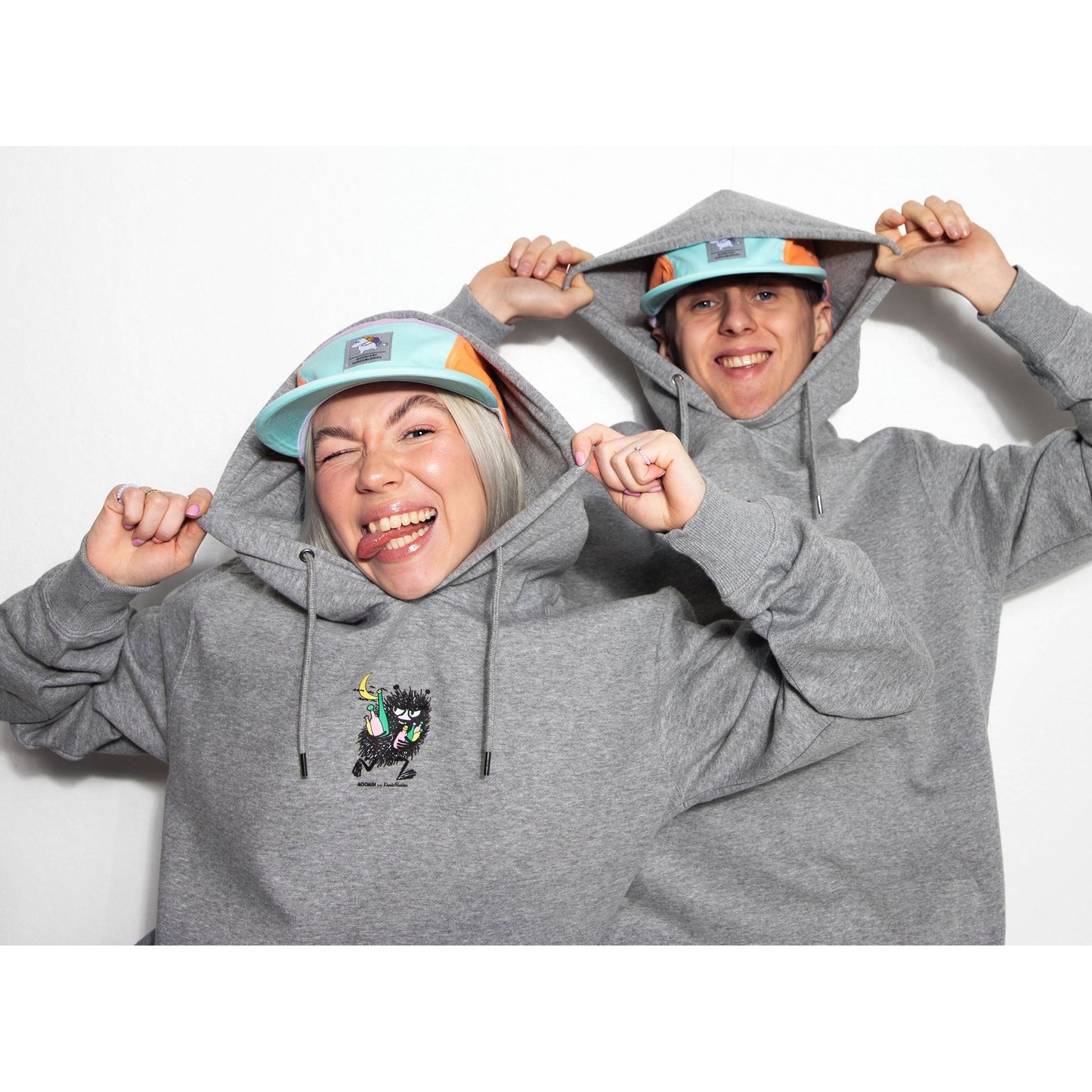 Premium Unisex Heavy Cotton Hoodie Stinky - Grey