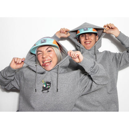 Premium Unisex Heavy Cotton Hoodie Stinky - Grey