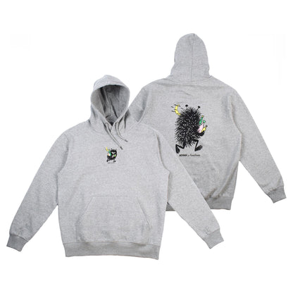 Premium Unisex Heavy Cotton Hoodie Stinky - Grey