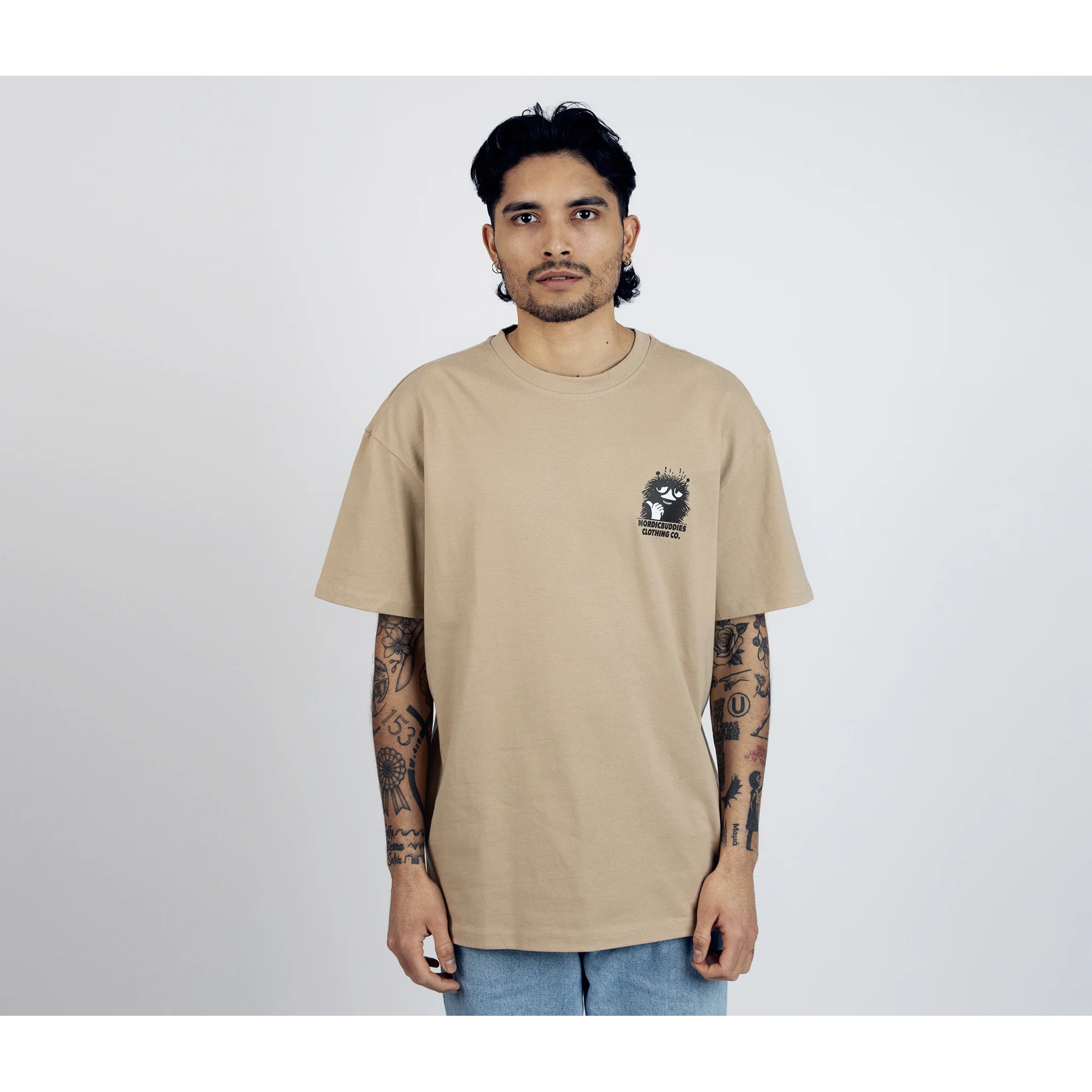 Stinky Plotting T-Shirt Unisex - Beige