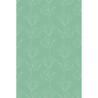 Sage Floral Powder Room (itseliimautuva) - Kotikauppa