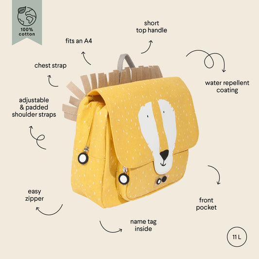 School Bag - Mr Lion - Kotikauppa
