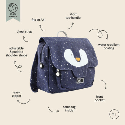 School Bag - Mr Penguin - Kotikauppa