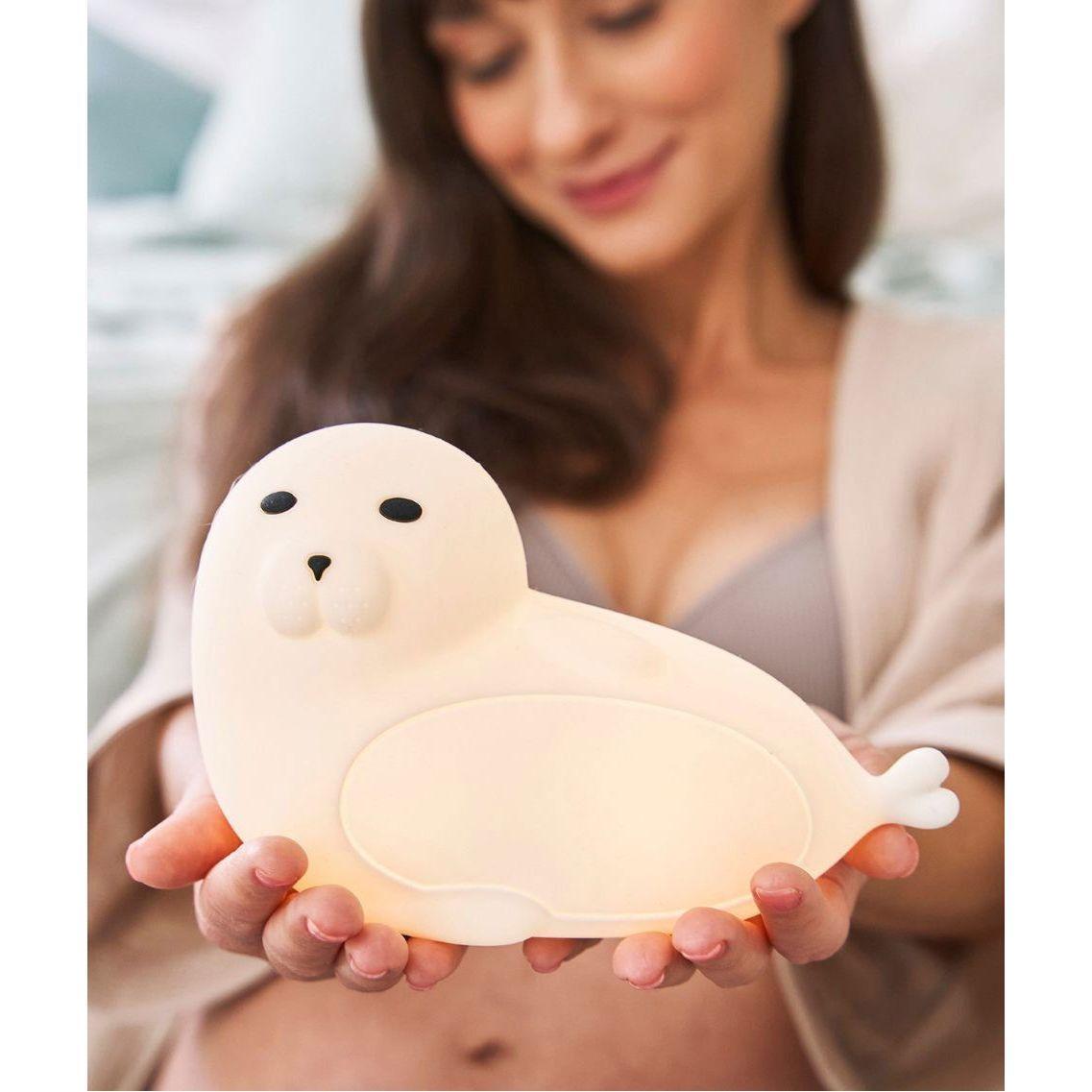 Seal Silicone Lamp with Remote - White - Kotikauppa