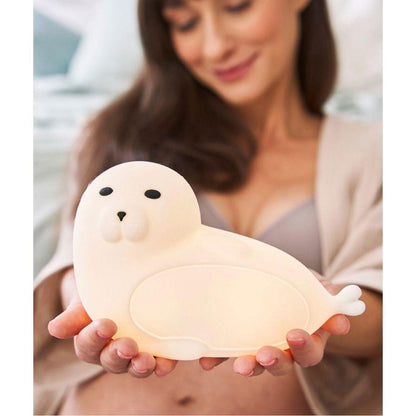 Seal Silicone Lamp with Remote - White - Kotikauppa
