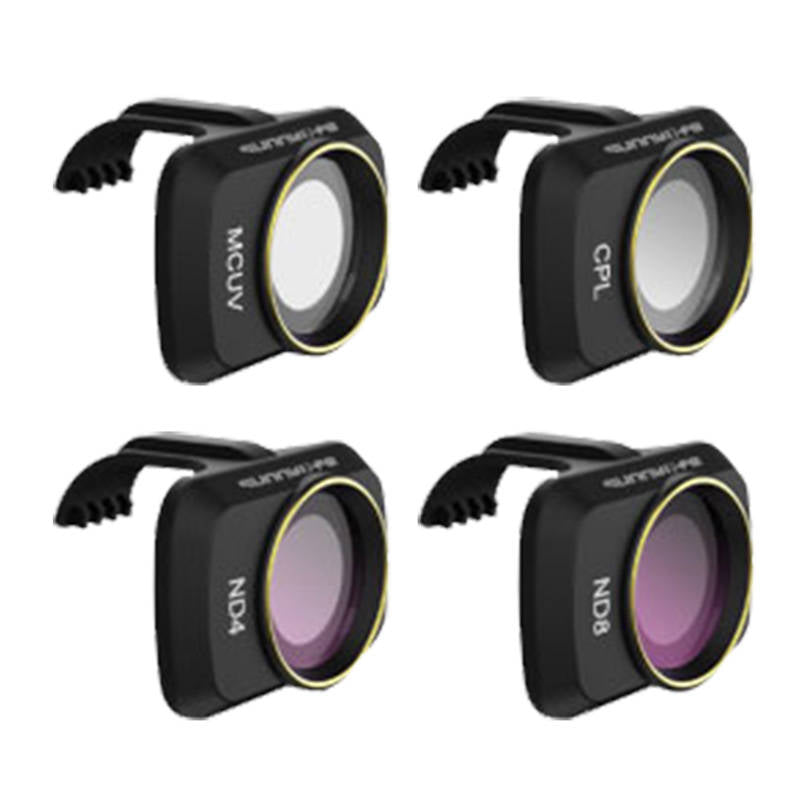 Set of 4 filters CPL ND 4/8 UV Sunnylife for DJI Mini 2 (MM-FI9257) - Kotikauppa