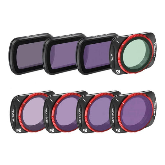 Set of 8 filters Freewell DJI Osmo Pocket 3 - Kotikauppa