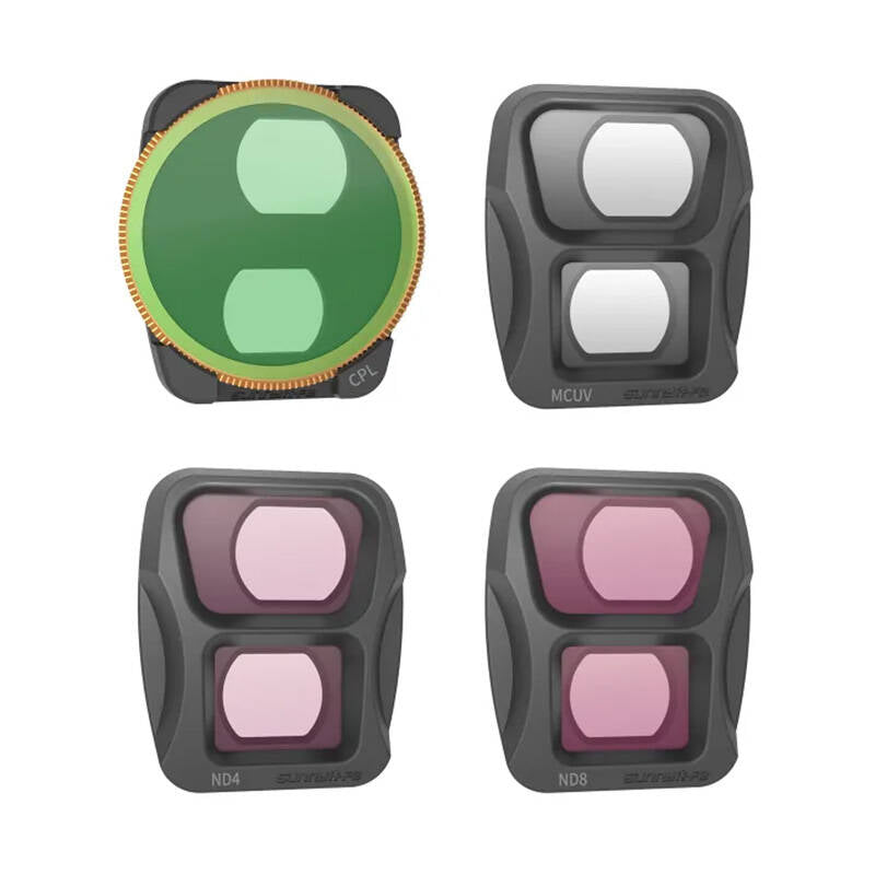 Set of filters MCUV, CPL, ND4, ND8 Sunnylife for DJI AIR 3 - Kotikauppa