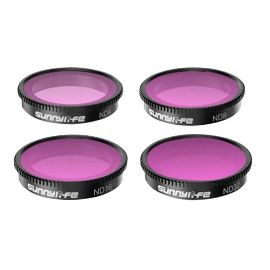 Set of filters ND4, ND8, ND16, ND32 Sunnylife for Insta360 GO 3/2 - Kotikauppa