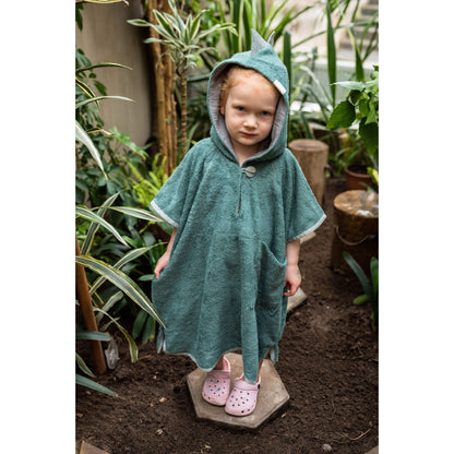 Short-Sleeve Poncho DINOSAUR - For TODDLERS - Kotikauppa