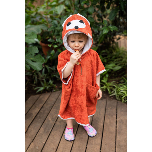 Short-Sleeve Poncho FOX - For TODDLERS - Kotikauppa