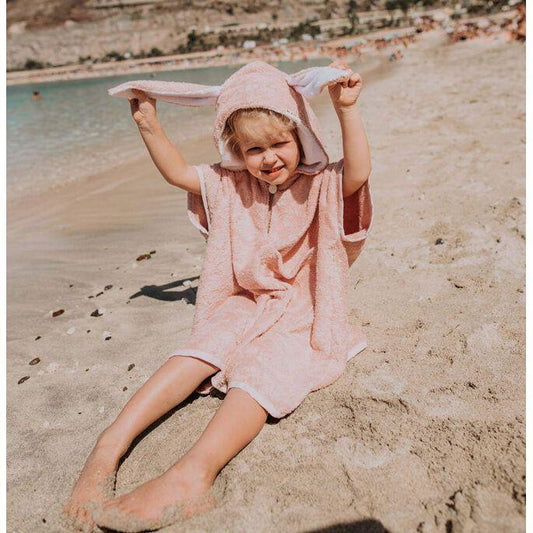 Short-Sleeve Poncho RABBIT - For TODDLERS-RÄTT