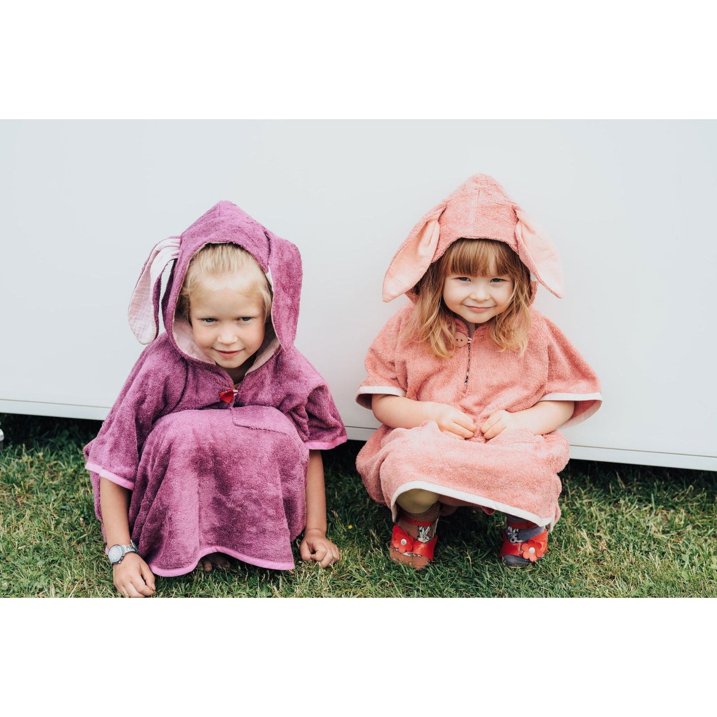 Short-Sleeve Poncho RABBIT - For TODDLERS - Kotikauppa