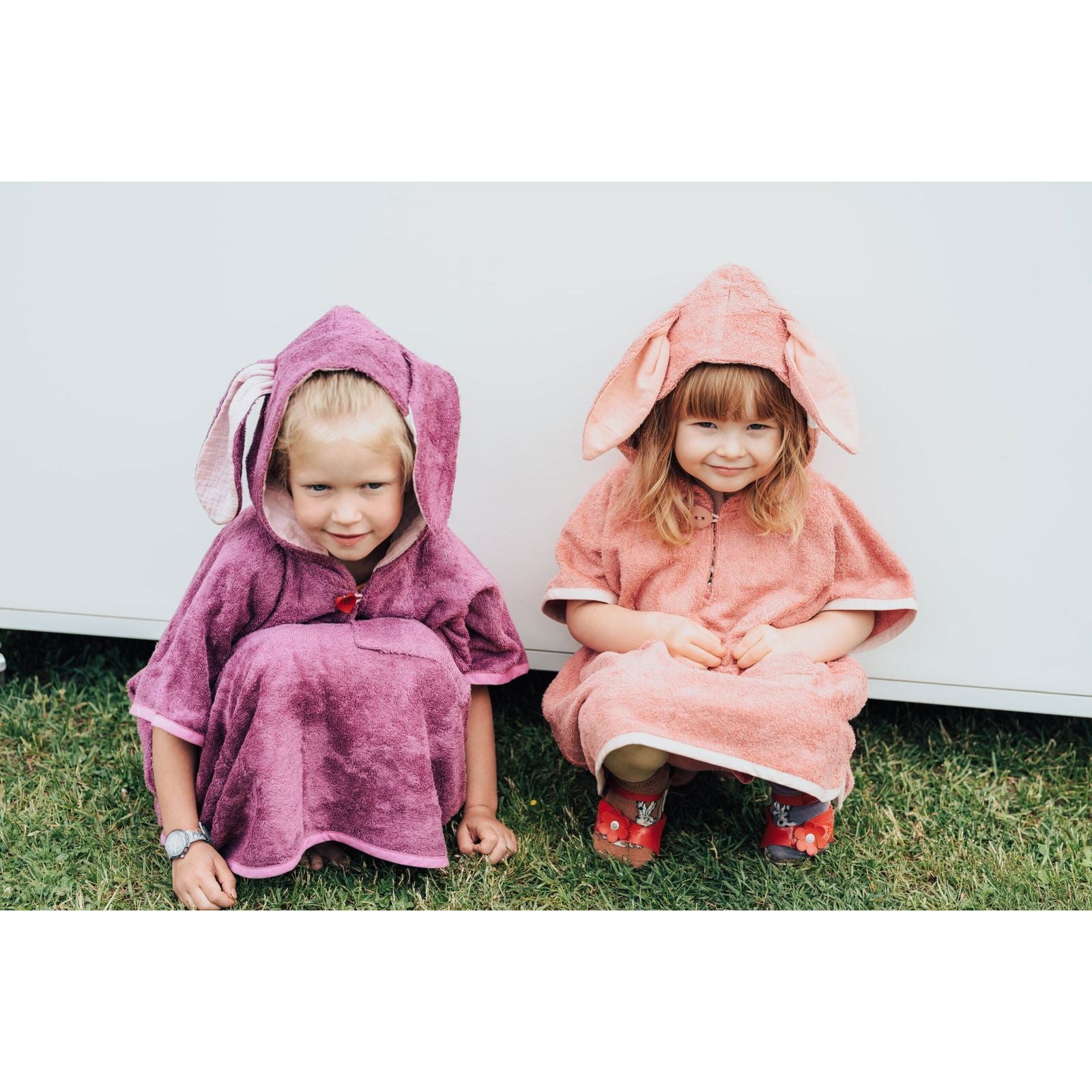 Short-Sleeve Poncho RABBIT - For TODDLERS - Kotikauppa