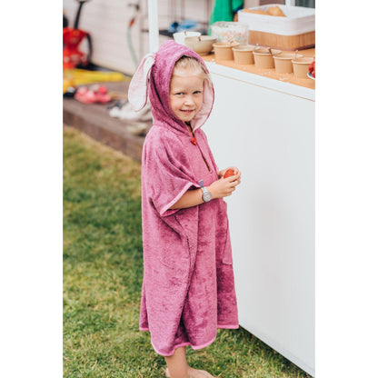 Short-Sleeve Poncho RABBIT - For TODDLERS - Kotikauppa