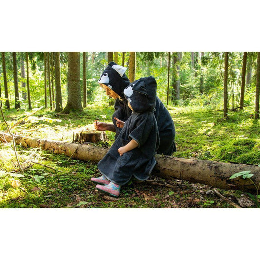 Short-Sleeve Poncho WOLF - For KIDS - Kotikauppa