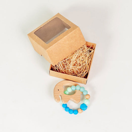 Silicone Baby Teether-Bracelet - Light Blue - Kotikauppa