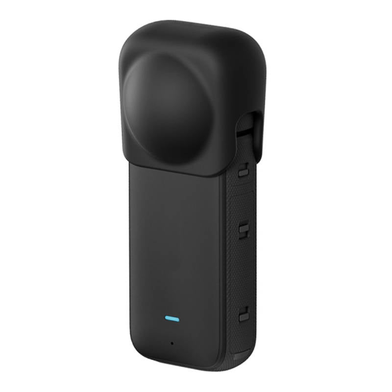 Silicone protective lens cover Puluz for Insta360 X3 (black) - Kotikauppa