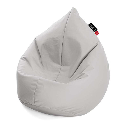 Säkkituoli Qubo™ Drizzle Drop Silver POP FIT - Kotikauppa