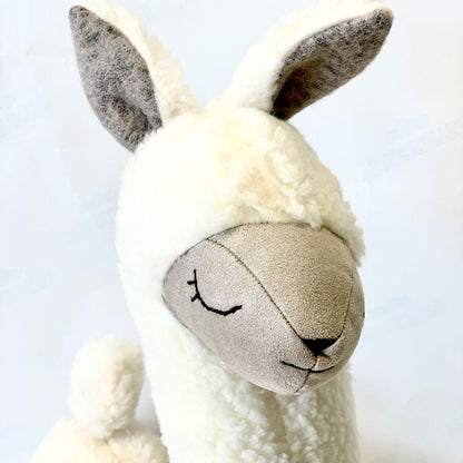 Soft Toy-Pillow Alpaca - Cream - Kotikauppa