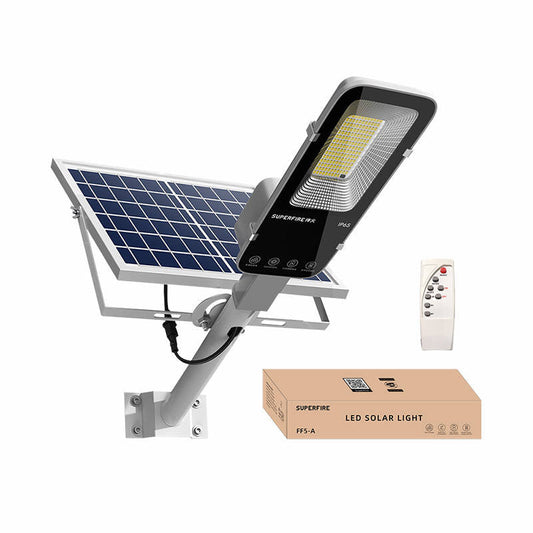 Solar lamp Superfire FF5-A, 63W, 500lm, 5000mAh - Kotikauppa