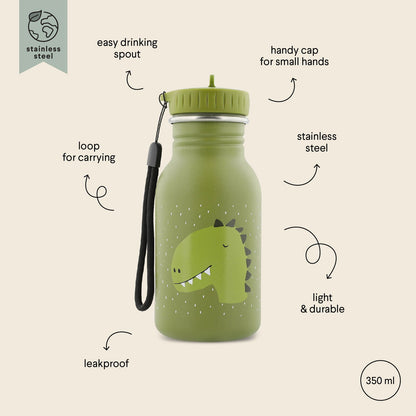 Stainless Steel Bottle 350 ml - Mr Dino - Kotikauppa