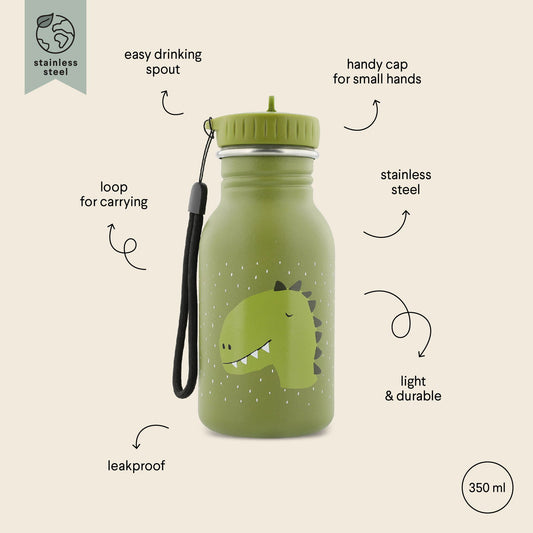 Stainless Steel Bottle 350 ml - Mr Dino - Kotikauppa