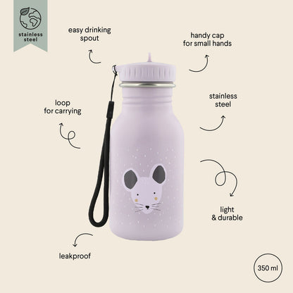 Stainless Steel Bottle 350 ml - Mrs Mouse - Kotikauppa