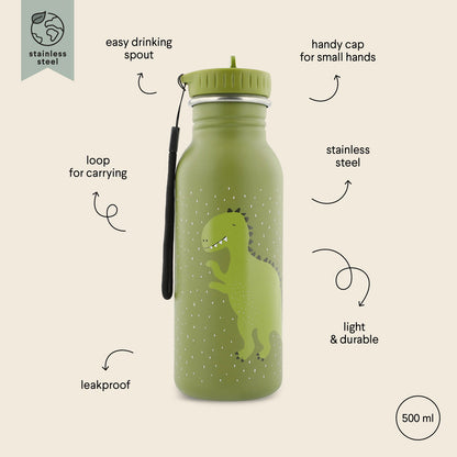 Stainless Steel Bottle 500 ml - Mr Dino - Kotikauppa