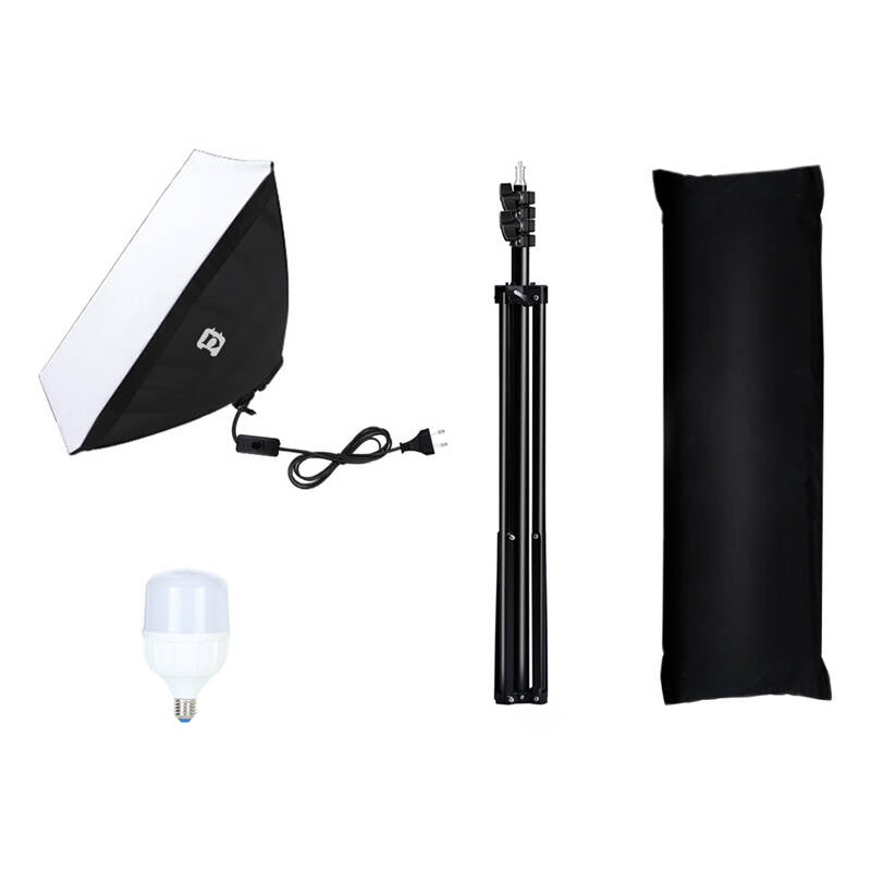 Studio set Puluz softbox 50x70cm, tripod, LED bulb 1 pcs PU5070EU - Kotikauppa