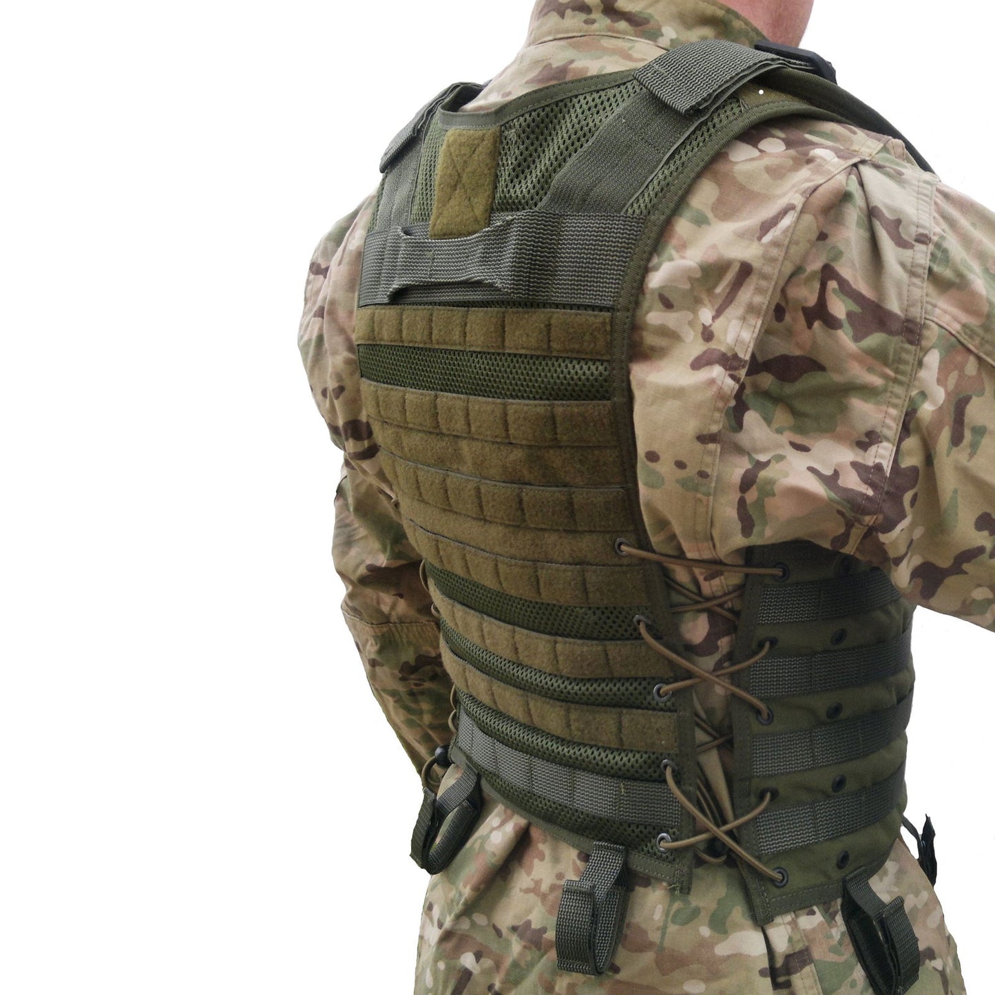 Tactical vest 115-056-03 - military green - Kotikauppa