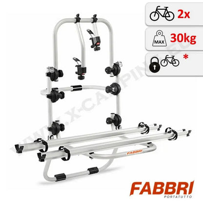 Takaluukku pyöräteline BICI OK 2 VAN, FABBRI - Kotikauppa