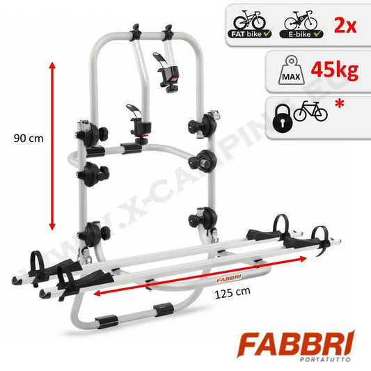 Takaluukun pyöräteline BICI OK Sähköpyörä 90 | 6200311 | 8009917011712 | Kotikauppa | Fabbri