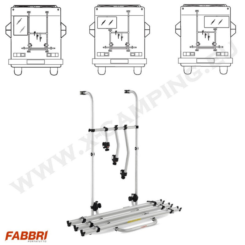 Takateline 3 pyörälle asuntoautoon - Bici OK CAMPER 95/140 - Kotikauppa
