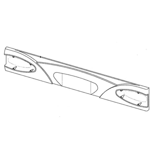 Takavalopaneeli 2284 mm valkoinen 230 cm leveään vaunuun 2001-2006 | 6510030001