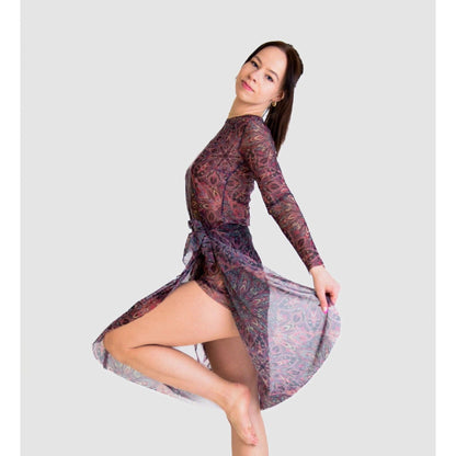 Terracotta Mandala Tan Through Sarong - Kotikauppa